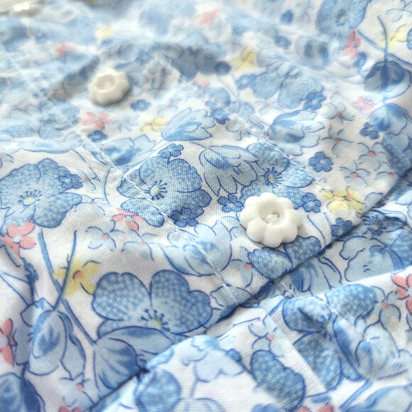 Cupcakes & Cashmere Blue Floral Kids Casual Dress - Picture 5 of 8